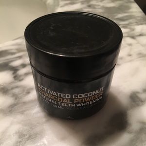 Activated Charcoal Tooth Powder.